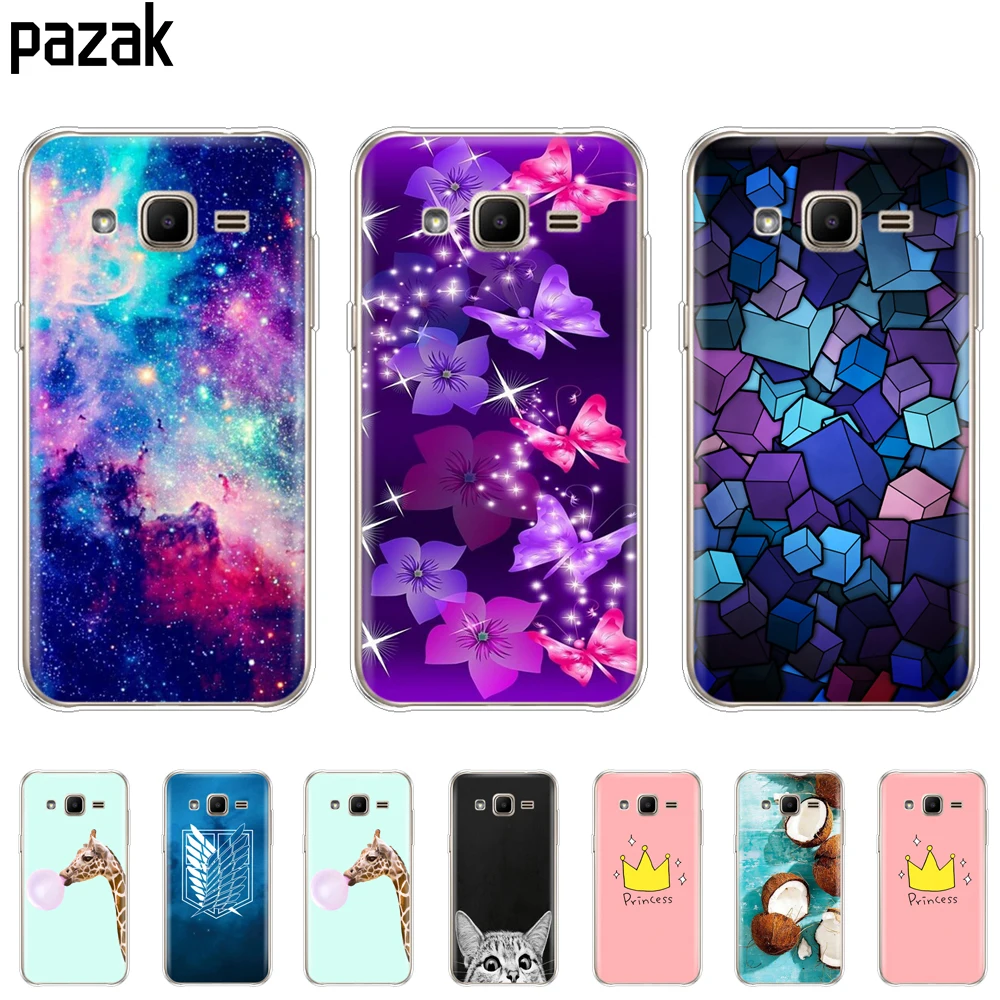 Силиконовый чехол для Samsung Galaxy J2 SM J200F J200H мягкий из ТПУ телефона samsung 2015 4 7 дюйма