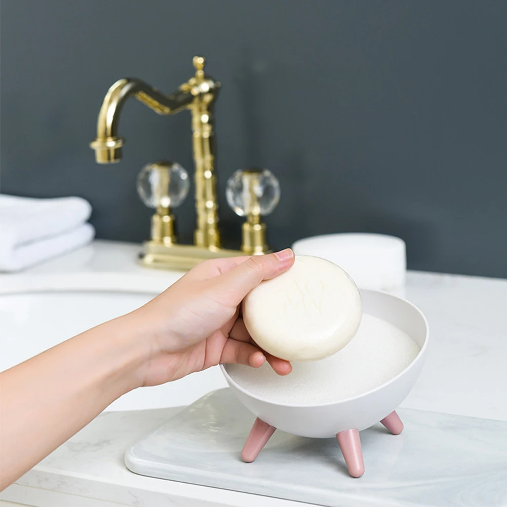 

Hemispherical Shape Soap Box Bathroom soap holder Dish Storage Plate Tray Case Bathroom Supplies bathroom gadgets