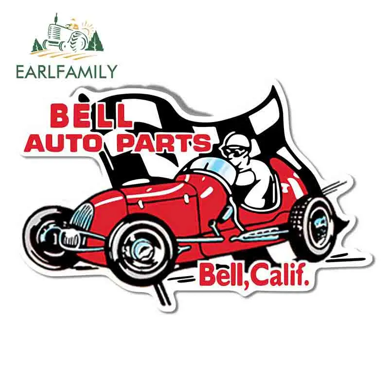 EARLFAMILY 13 см x 8 5 колокольчик автоматическое Запчасти Hot Rod забавная наклейка для