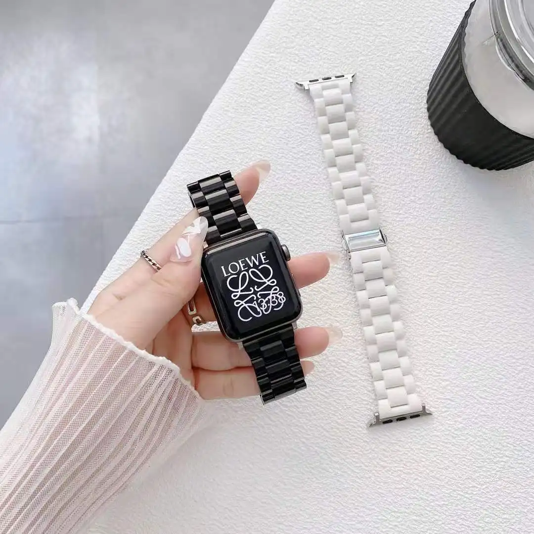 

Newest Strap for Apple Watch Band Series SE 7 6 5 4 3 for Iwatch bracelet 38mm 40mm 42mm 44mm Watchband accessories 41mm 45mm