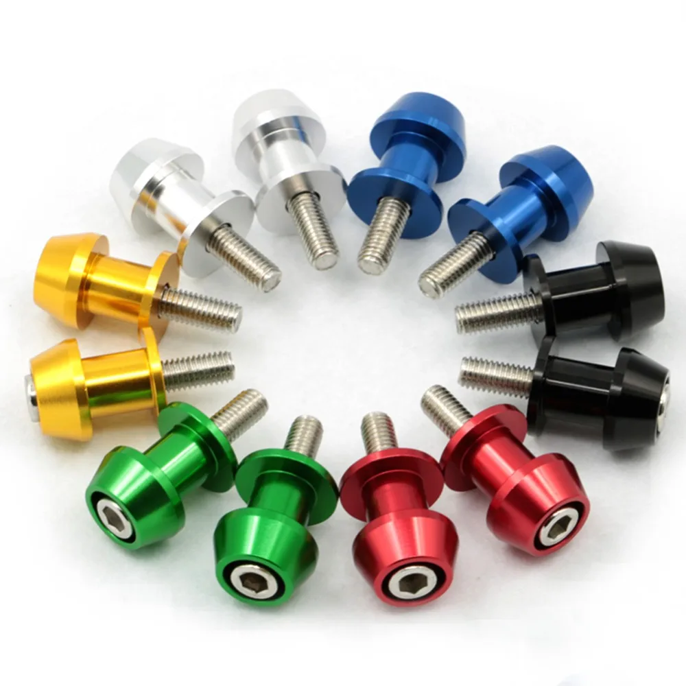 2 шт. 8 мм Мотоцикл CNC Swingarm катушки Слайдеры для Suzuki GSX R GSXR 600 750 1000 K1 K2 K3 K4 K5 K6 K7 K8 K9 K10