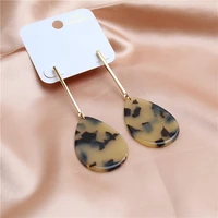 europe and the united states long acetic acid water droplets fashion exaggerated temperament fashion womens earrings