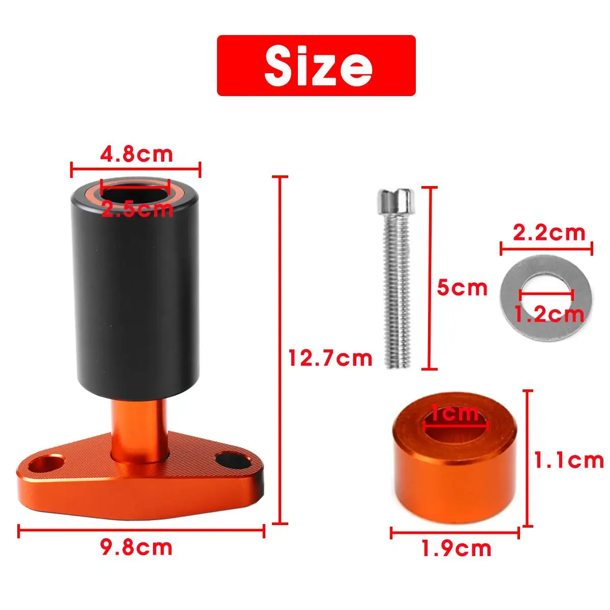 

Motorcycle Aluminum Frame Slider Guard Anti Crash Protector For KTM DUKE 125 200 390 2012-2015 CNC Falling Protection