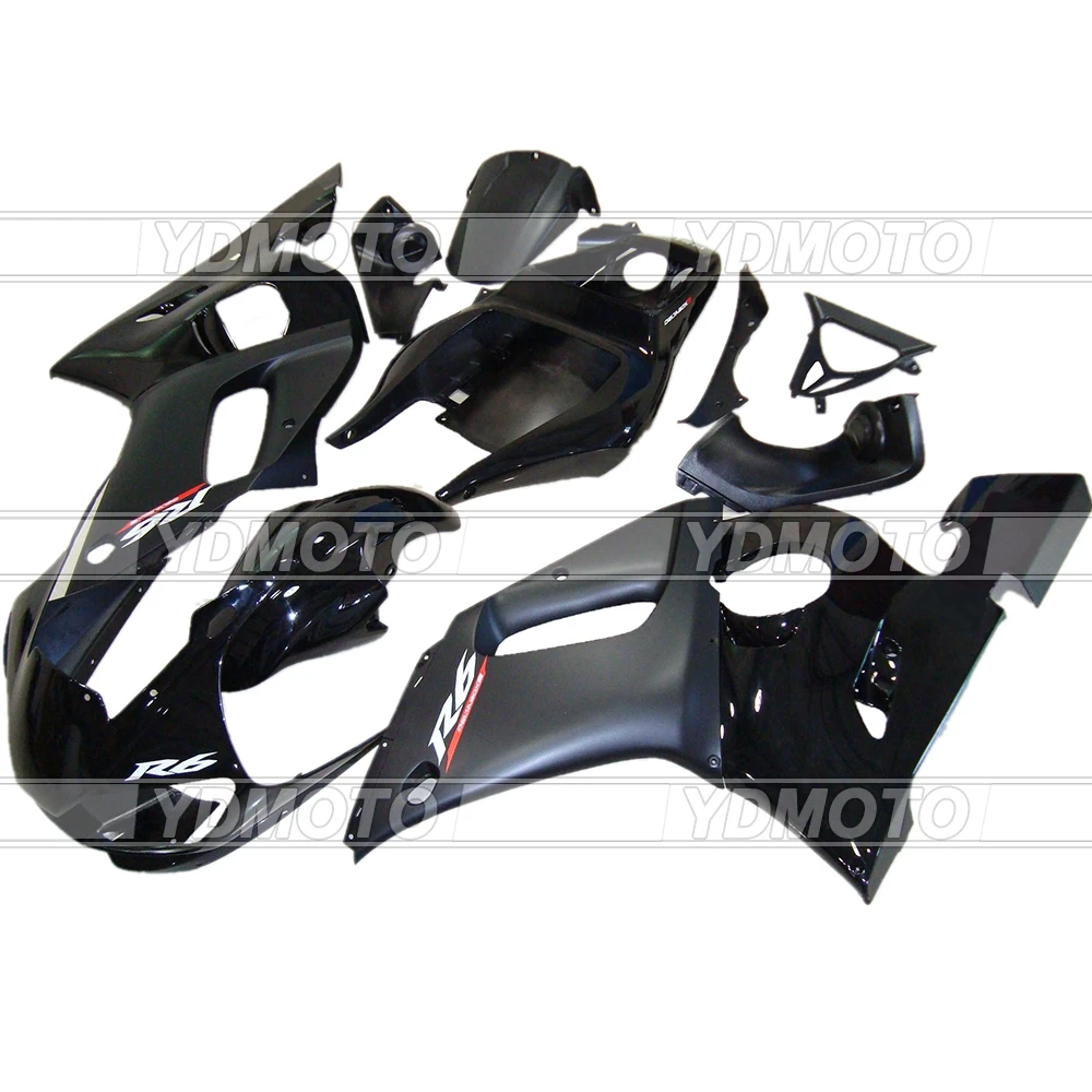

ABS Fairings For Yamaha YZF R6 1999 2000 2001 2002 Motorcycles Covers Fairing Kit R6 99 00 01 02 Bodywork MATT and GLOSS BLACK