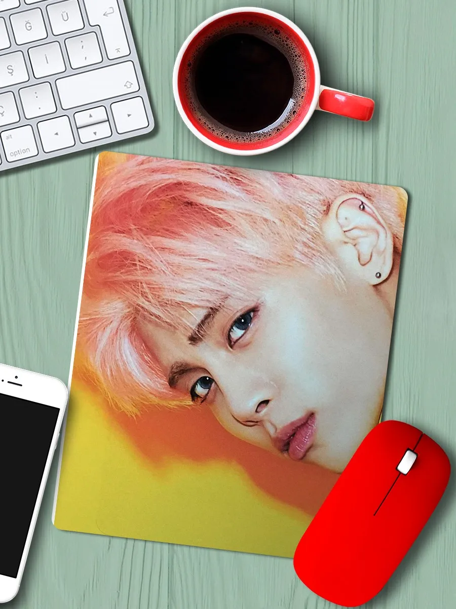 Коврик для мыши с принтом Музыка KPOP SHINee Ким Джонхён - 6089 В | Компьютеры и офис