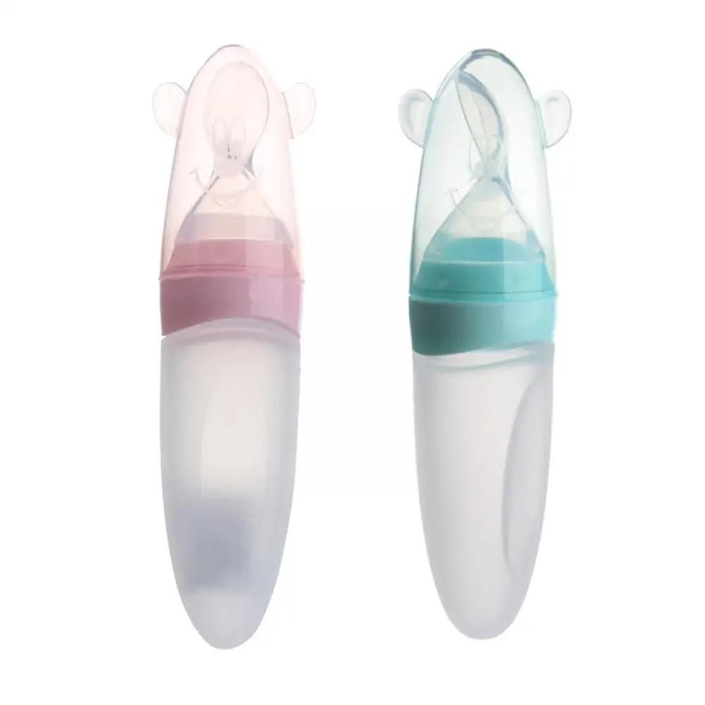 

Baby Spoon Bottle Feeder Dropper Silicone Spoons For Feeding Children Medicine Utensils Cutlery Accessories Toddler Kids Ne L6H9