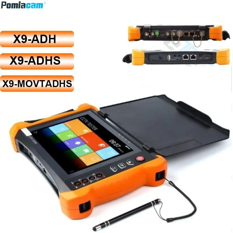 Тестер CCTV X9ADH X9MOVTADHS 8 &quotсенсорный экран IP камера тестер для TVI CVI AHD SDI 4K H.265