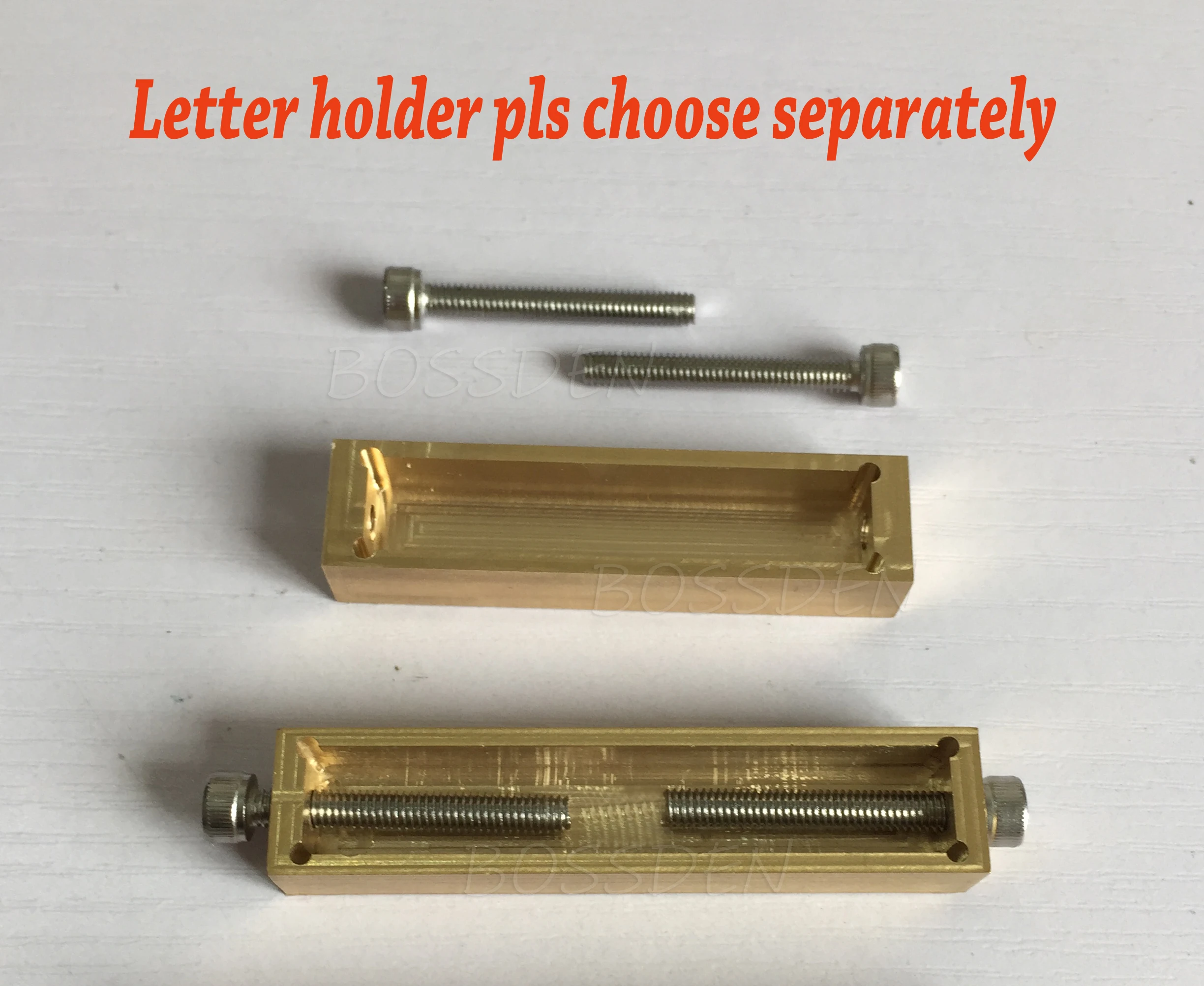 BOSSDEN Персонализированная медная форма с буквами алфавита пресс-форма для