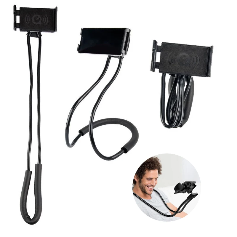 360 градусов гибкий Цепочки и ожерелья кронштейн кровать телефон держатель Стенд