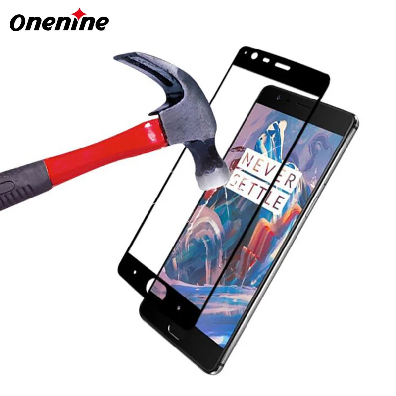 Изогнутое закаленное стекло Onenine 4D Защитная пленка для Oneplus 5 A5000 взрывозащищенное