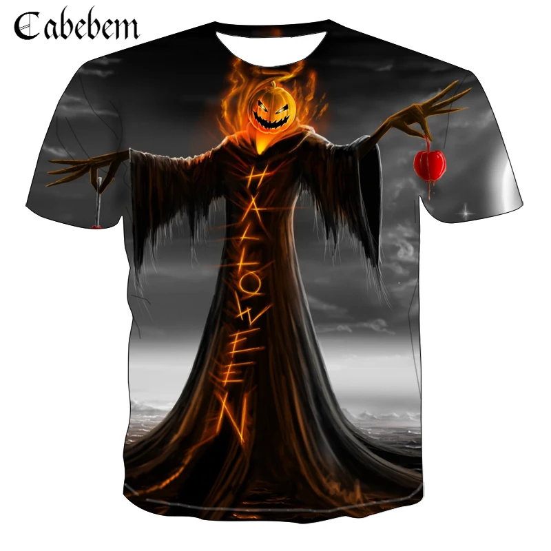 2019 модная трендовая Мужская и женская футболка 3D десерт Тыква с рисунком