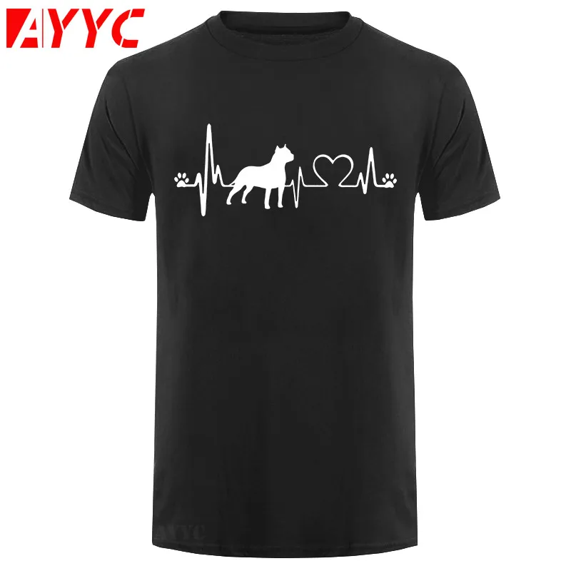 

AYYC футболка американский Стаффордшир терьер сердцебиение большой дешевый взрослый Топ футболки короткий The Weeknd все разведчики топы футбол...