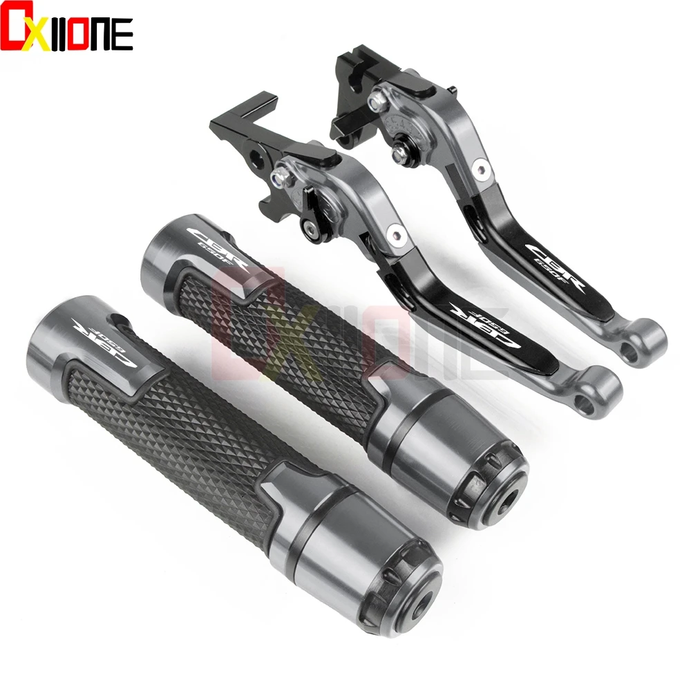 

Motorcycle Aluminum Brake Clutch Levers Handlebar Hand Grips ends For Honda CBR650F CB650F CBR CB 650F 2014 2015 2016 2017 2018