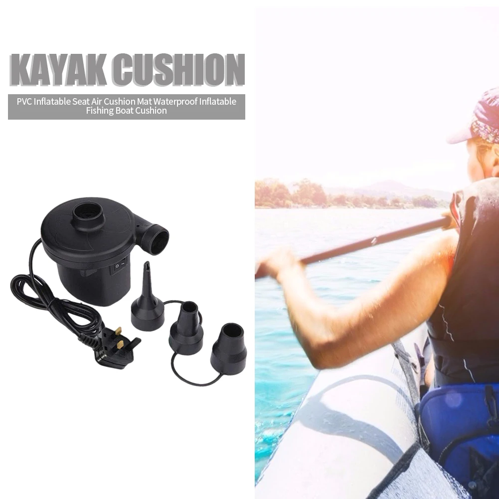 

Kayak Inflatable Airbed Cushion Swimming Pool Inflator 130W Electric Air Pump for Sightseeing Easily Enjoying Supplies