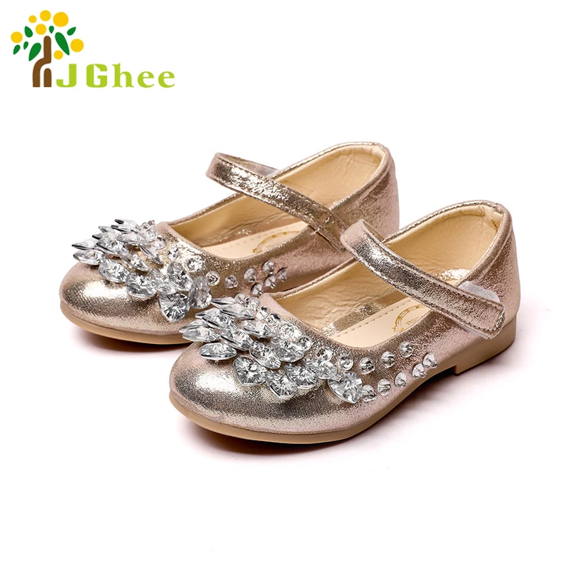 J топленое масло Лидер продаж детская обувь для девочек принцессы 2017 со стразами
