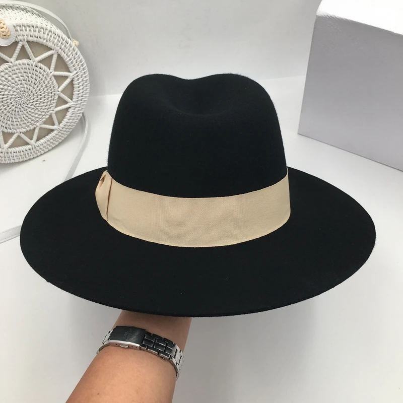 Jazz cap retro wide-brim gentleman matches cap  fashion in Europe and the panama match stick hats fedoras for men and women