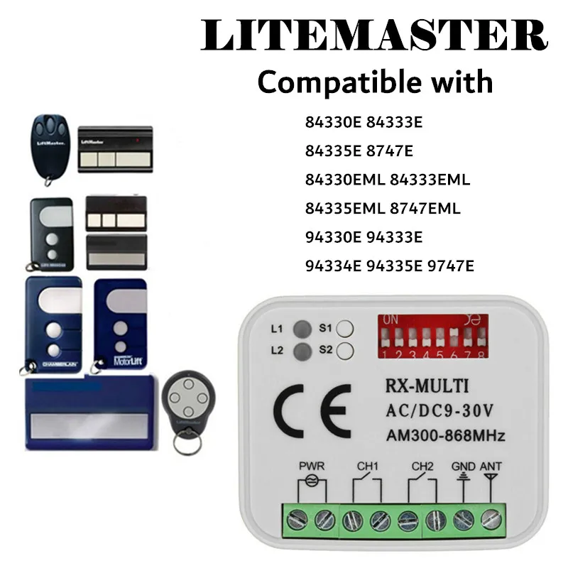 Сменный пульт дистанционного управления для двери гаража 433 92 МГц|Пульт дверью| |