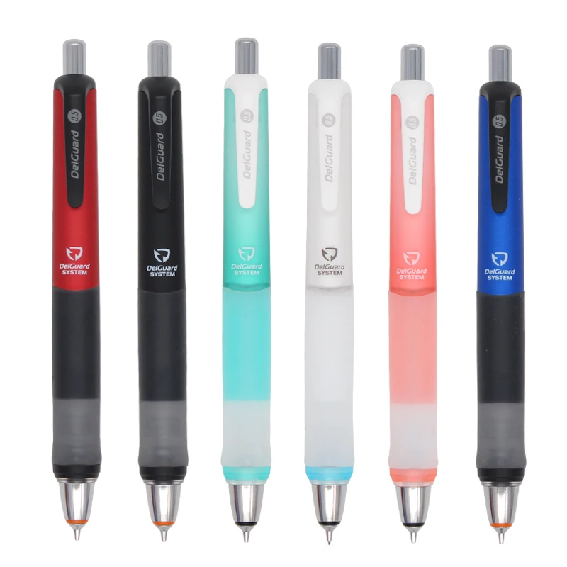Japan Stationery Awards Zebra Delguard Mechanical Pencil MA93  0.5mm Student Stationery Soft Grip Rubber Anti-fatigue