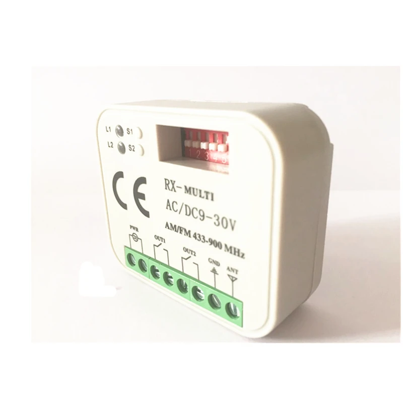 Универсальный Беспроводной 2 канальный приемник для гаражных ворот компания Nice