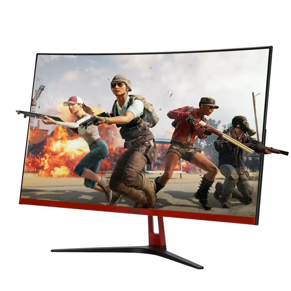 HUGON 27-автофара изогнутой формы 75 Гц СВЕТОДИОДНЫЙ монитор S-PVA 1920*1080 экран с