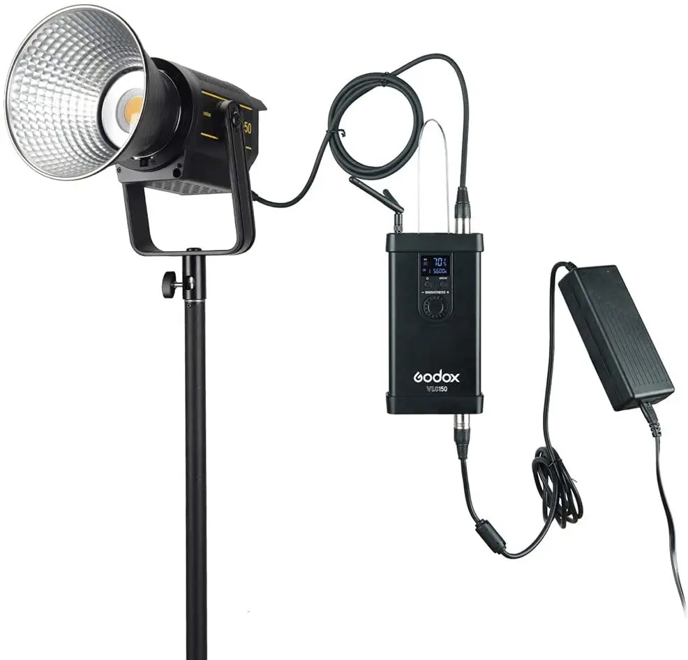 Godox VL150 светодиодный видео светильник 150W 5600 к Bowens непрерывное ультратонкое