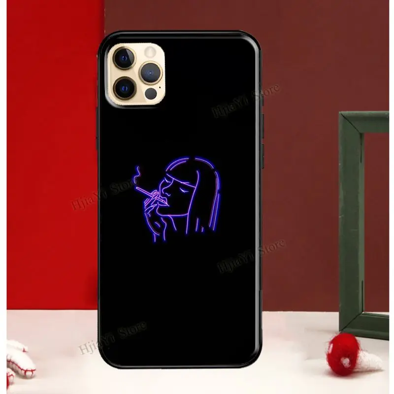 Чехол для телефона с курением сигарет iPhone 11 12 Pro Max Mini Xr Xs X SE 2020 7 8 Plus 6 6s мягкий чехол