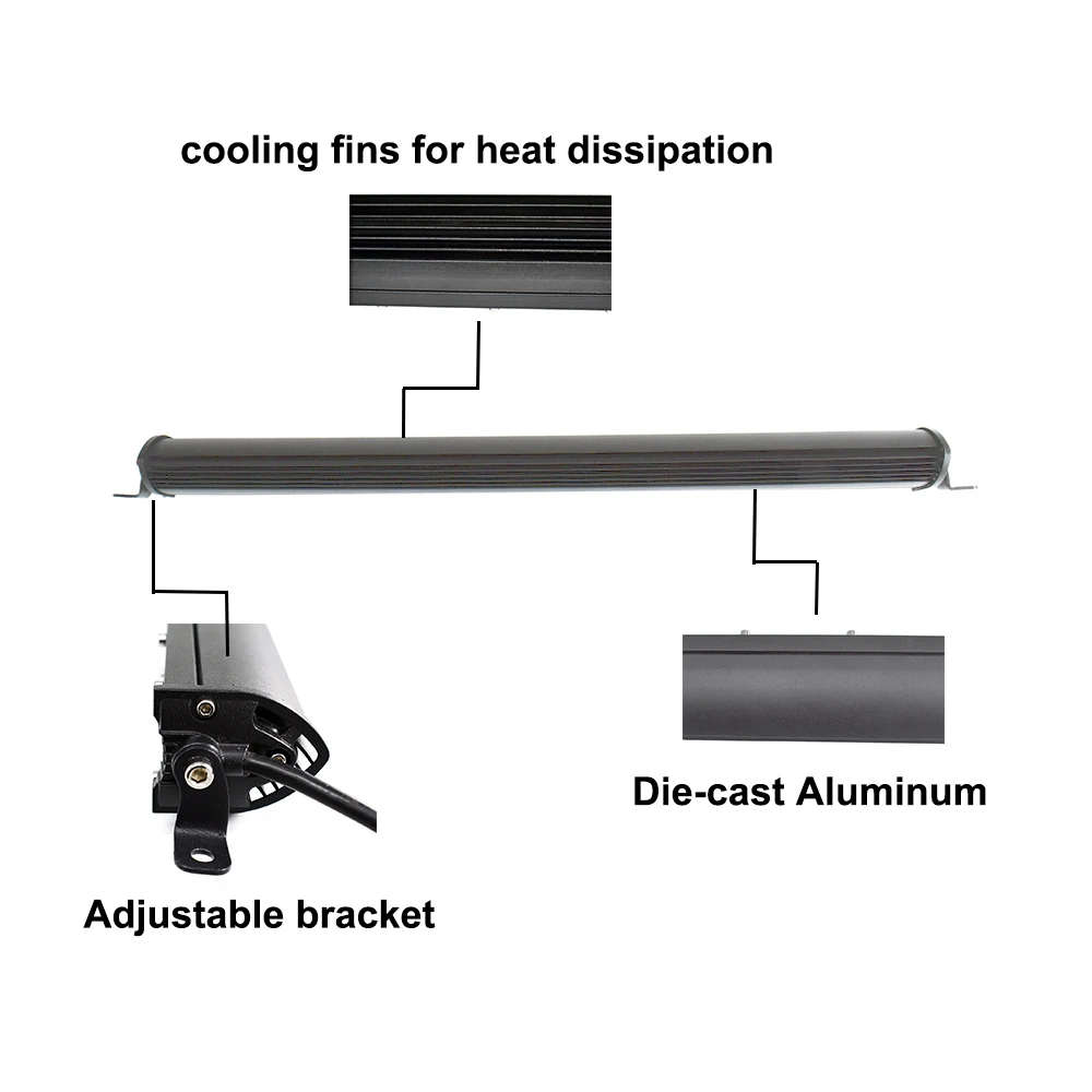 ECAHAYAKU 21 дюймов 180 Вт прямой внедорожный светодиодный рабочий светильник бар