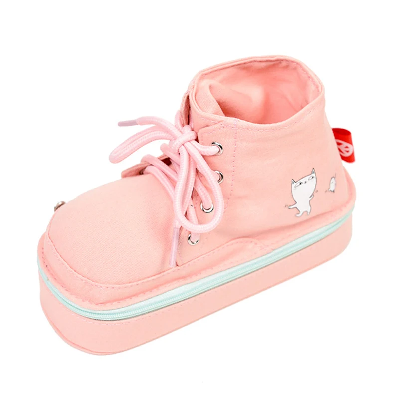 Большой Вместительный чехол-карандаш из парусины с застежкой-молнией милые