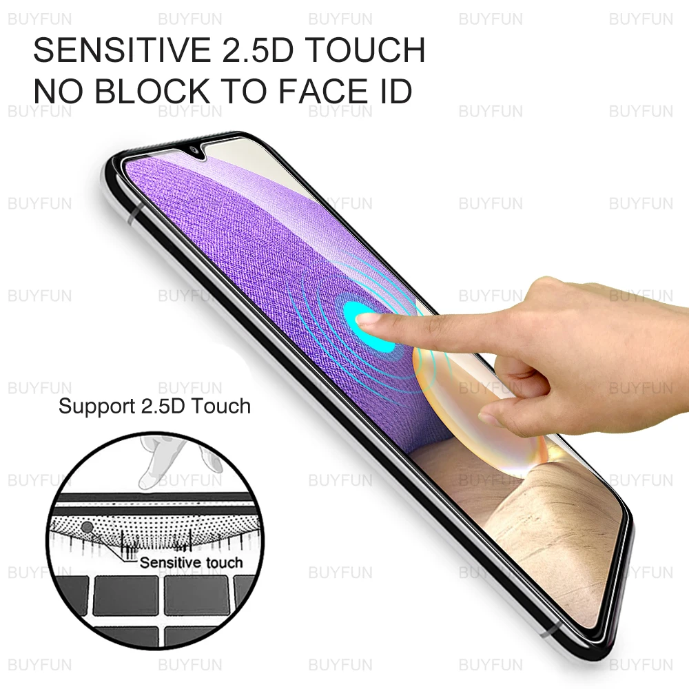 

2pcs Tempered glass For Samsung Galaxy A32 5G Anti-scratch safety protective film for samsung samsun galaxi a 32 32a 4g 5g glass