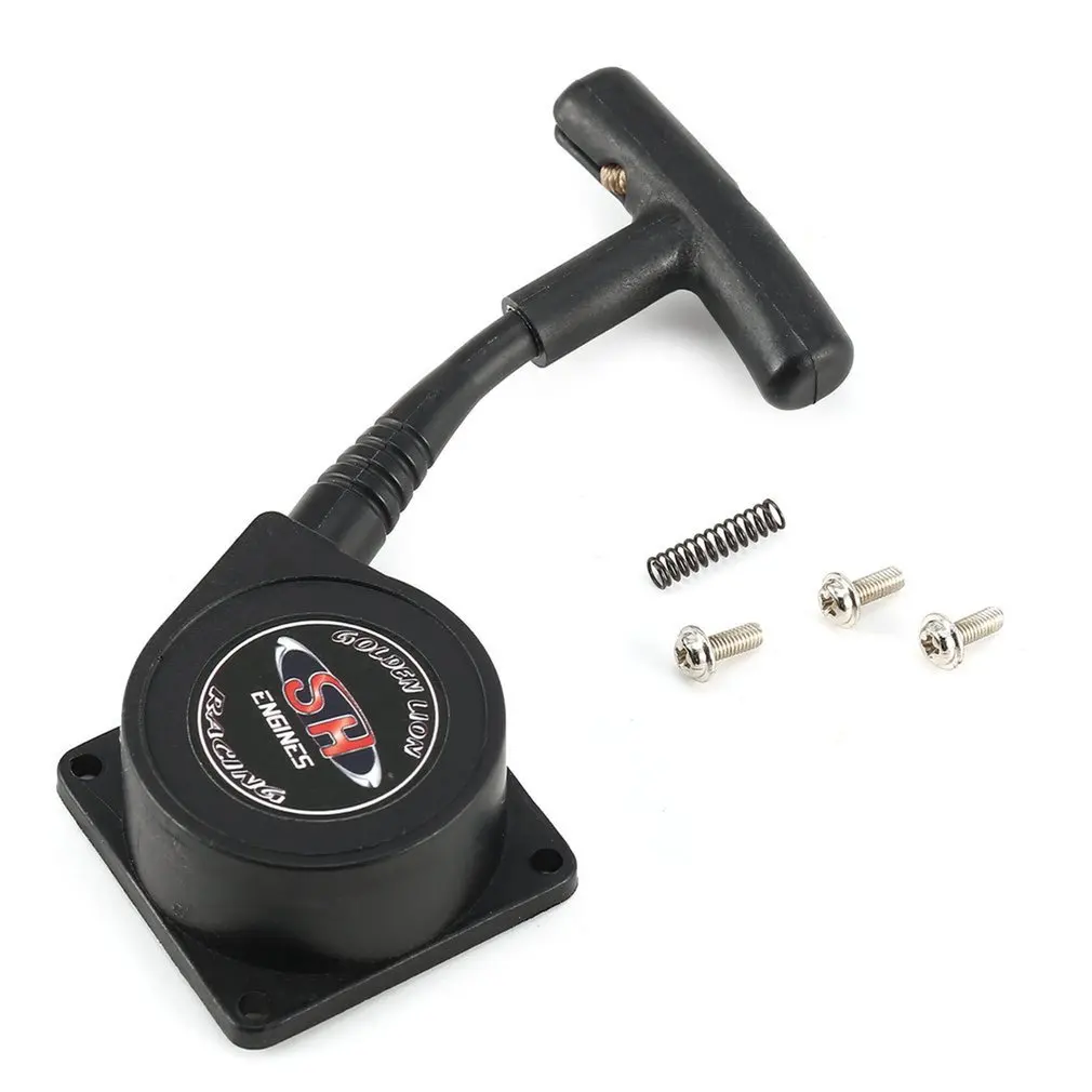 SH28 Pull Starter Handle Recoil Start Kit Engine for 1/8 Nitro Gasoline Fuel RC Cars Model Accessories | Игрушки и хобби
