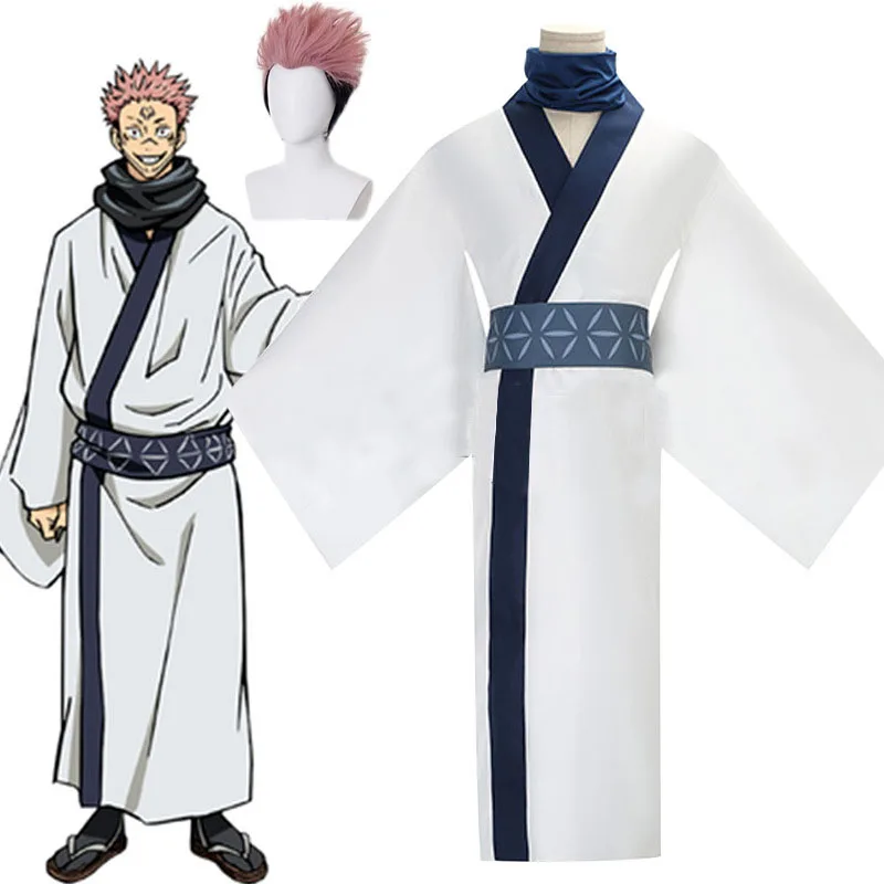 

Kaisen Ryomen Jujutsu Costume Japanese Kimono Fancy Costumes for Halloween Carnival Men Women Cosplay