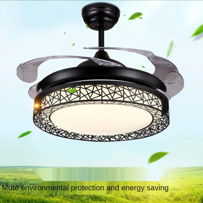Современный потолочный вентилятор простая лампа для ресторана гостиной люстра