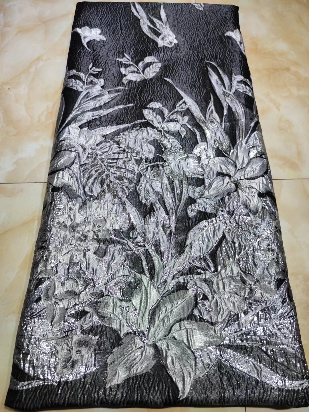 Африканская кружевная ткань высокого качества жаккардовая парча вышивка