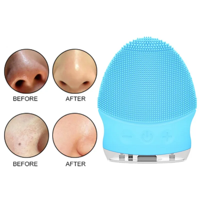 

Electric Beauty Apparatus Silicone Cleansing Apparatus USB Charger Pore Cleaner Facial Cleansing Massager Beauty Tools