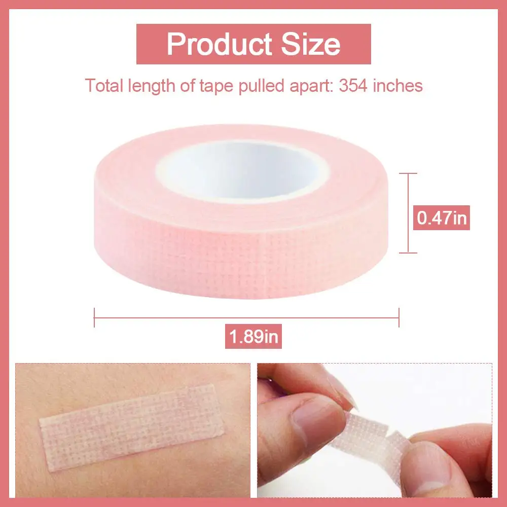 1/2/3 Roll Eyelash Extension Lint Free Eye Pads Pink Paper Under Patches Tool For False Patch Make Up Tools | Красота и здоровье