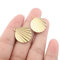 40pcs raw brass weaved stamping round disc pendants accessories earring necklace bracelet jewelry making charms for diy jewelry