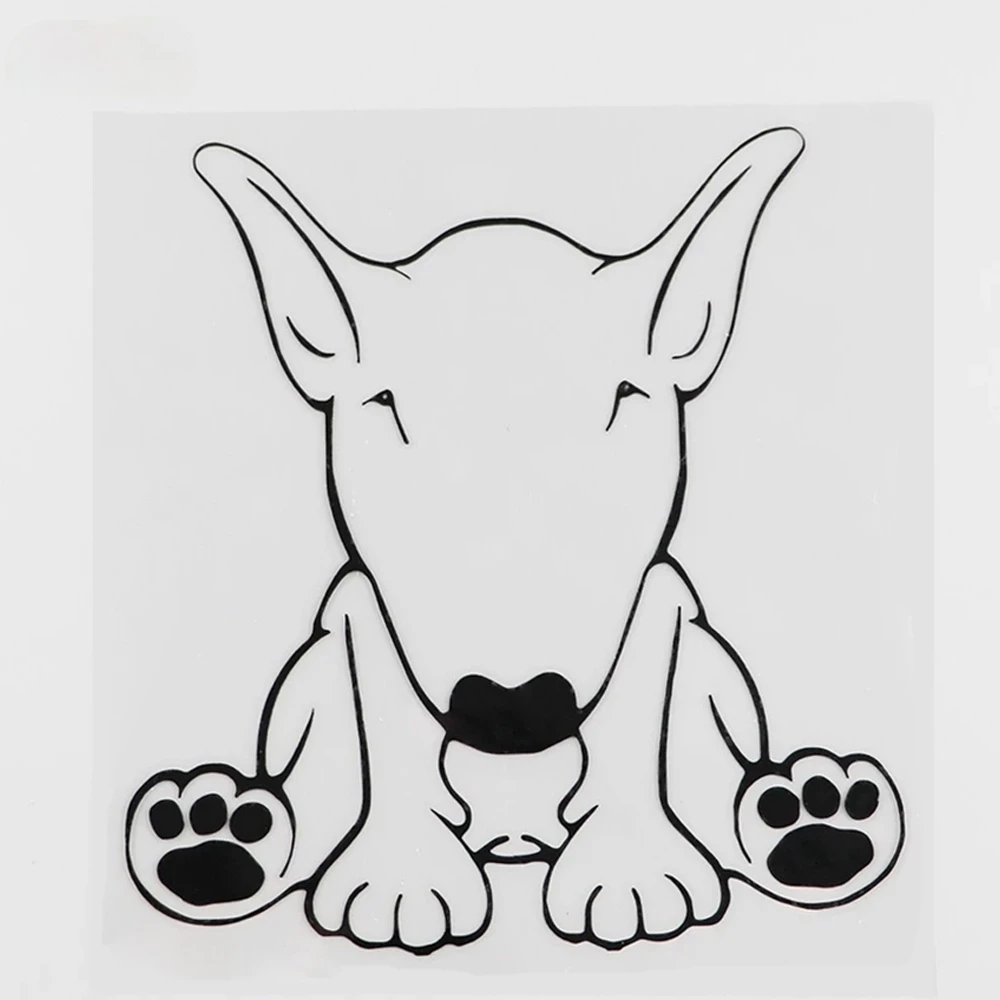 

14cm Car Sticker Bull Terrier Dog Vinyl Decal Waterproof
