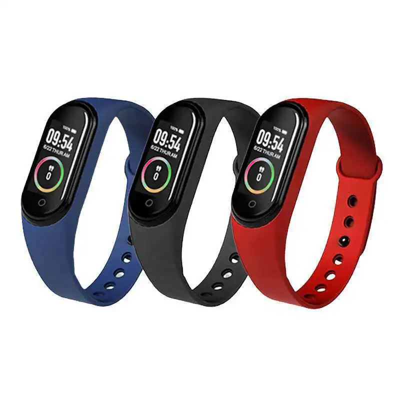 

M4 Smart Bracelet Step Counting Blood Pressure Heart Rate Health Monitoring Can Remote Control Photography Sports Bracelet