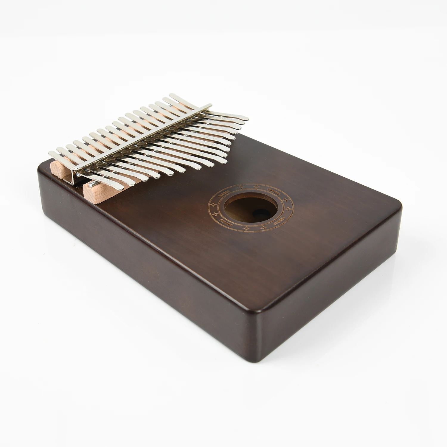 Kalimba клавиатура для начинающих с 17 клавишами рисунком пианино корпус из красного