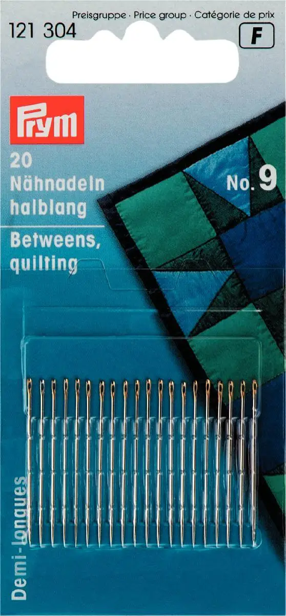 

121304 Germany PRYM Sewing needles betweens, No. 9, 0.60 x 28mm