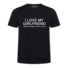 Футболка мужская с надписью I Love My Girl, новая модная рубашка в стиле Харадзюку, топ с коротким рукавом, одежда S5MC88