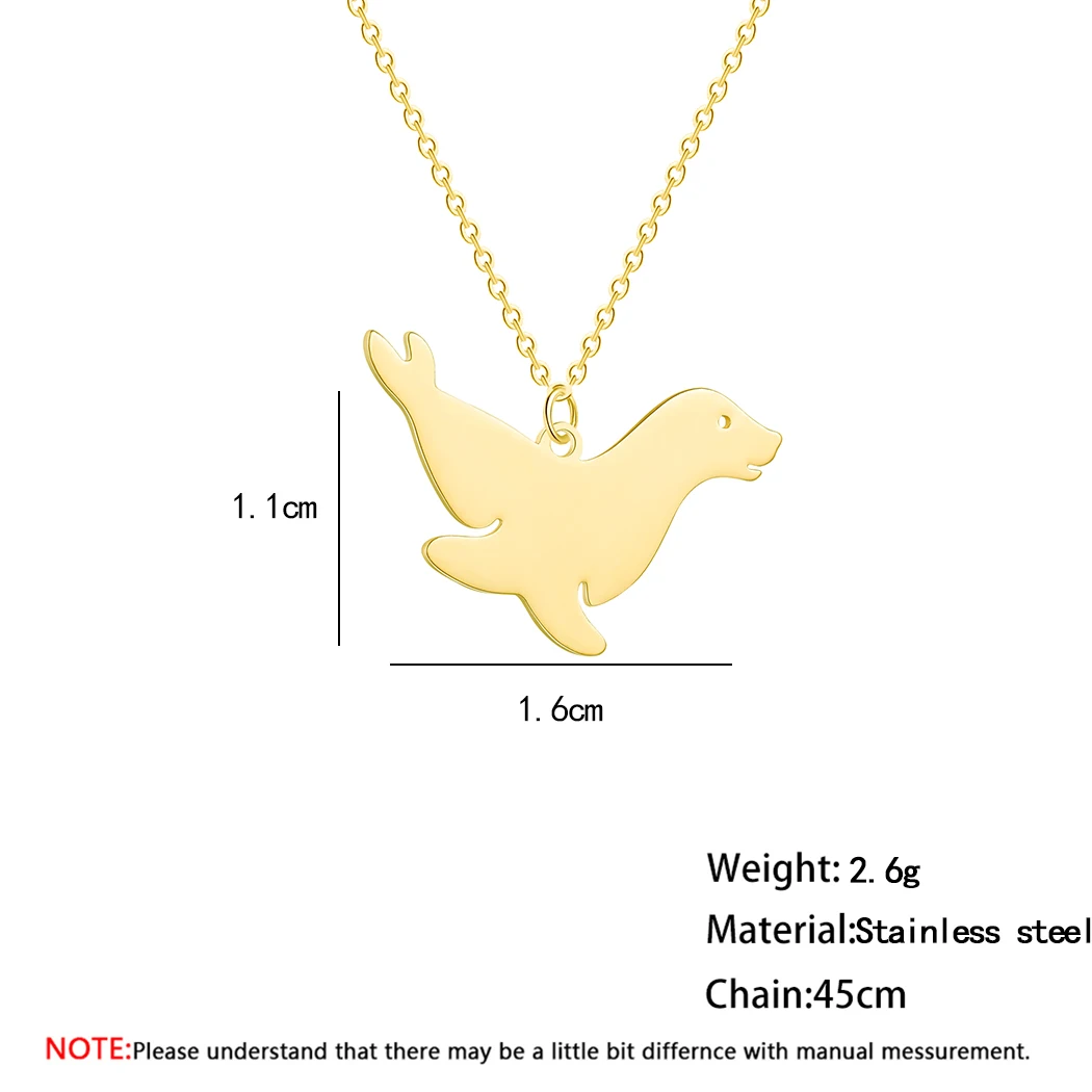 Женское ожерелье с подвеской Cxwind Очаровательное морскими животными Океанский