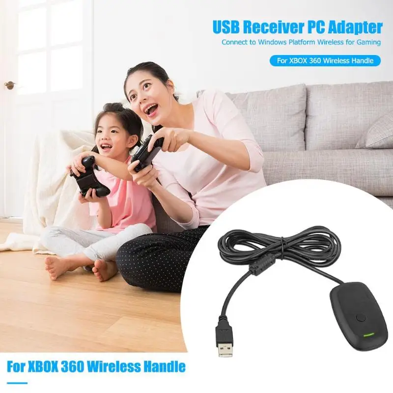 ПК беспроводной контроллер игровой приемник адаптер кабель для microsoft Xbox 360