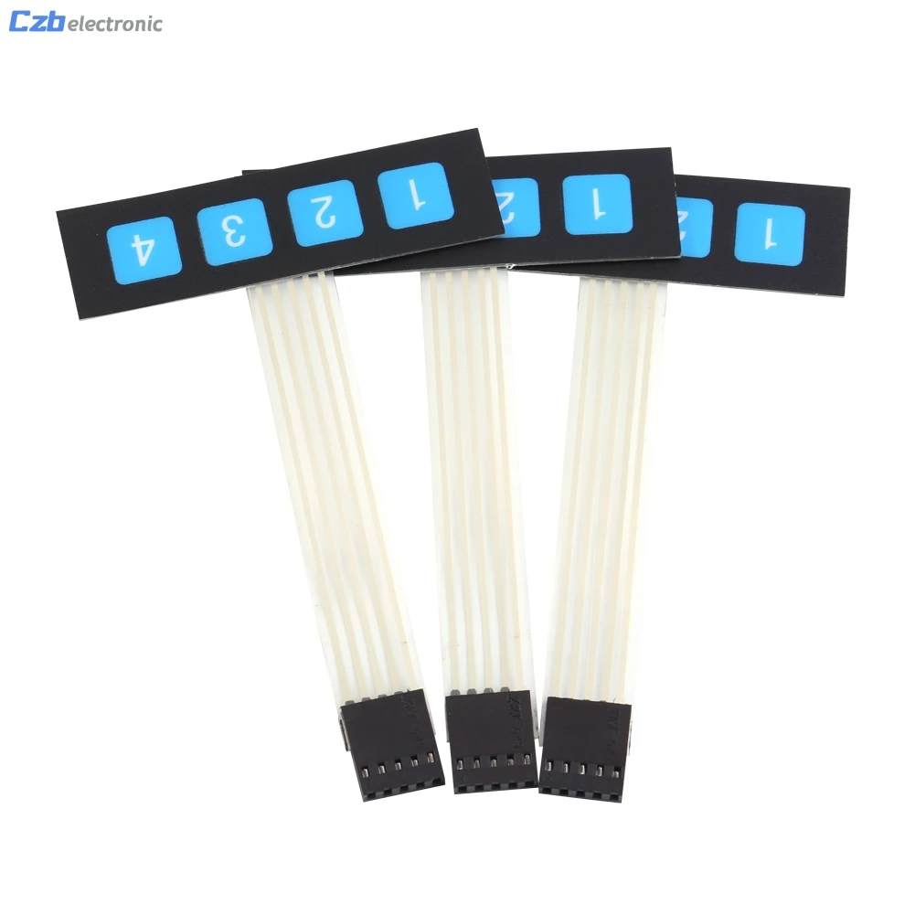 2 шт. 1x4 4 клавишная матрица мембранная клавиатура Панель управления SCM