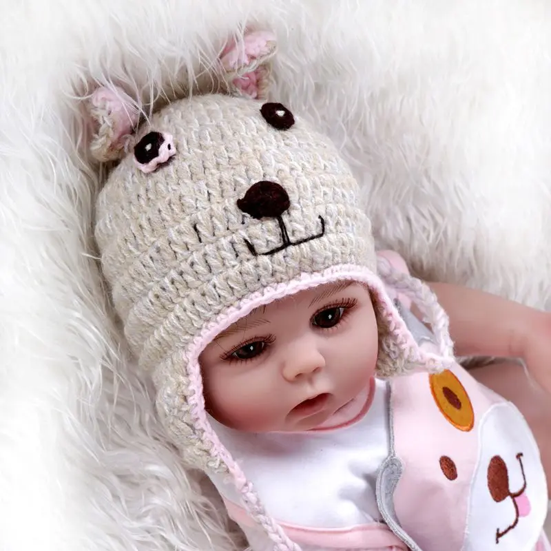 

47cm Realistic Doll Full Soft Vinyl Toddler Babies Lifelike Girl Birthday Gift