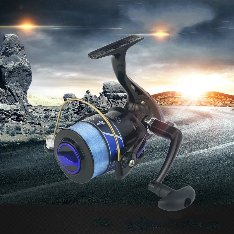 1000-10000 Aluminum 5: 1 Spinning Fishing Reel Max Thrust Power Bass Tackle For Carp With Copper Line | Спорт и развлечения