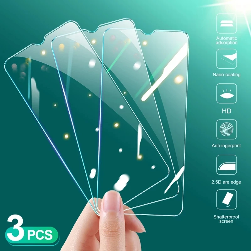 

3PCS Full Protective Glass For Xiaomi Redmi Note 8 7 6 5 9s 9 Pro Max glass Protector For Redmi 7A 8A 9 K30 Tempered Screen