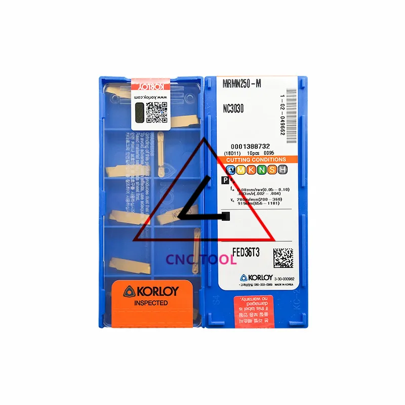 

MRMN250-M NC3030 10 шт. оригинальный корейский инструмент для резки KORLOY
