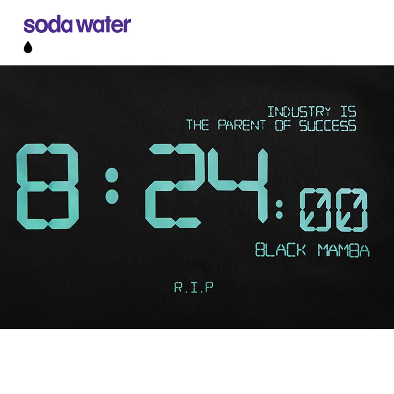 

SODAWATER Girl Sweatshirt In Black 2020 Autumn Reflective Sweatshirt Woman High Street Sweatshirt Female Cotton Pullovers 1305W