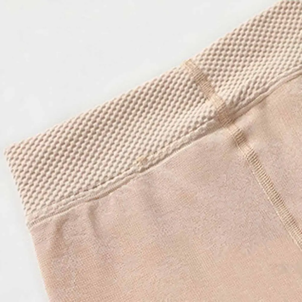 

Ladies Winter High Waist Light legs Artifact Fashion Solid Color Stitching Warm Plus Velvet Thick Elastic Pants Leggings